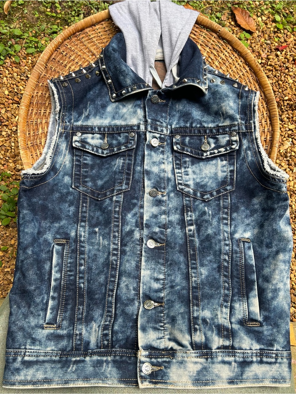 Bare Fox denim vest
